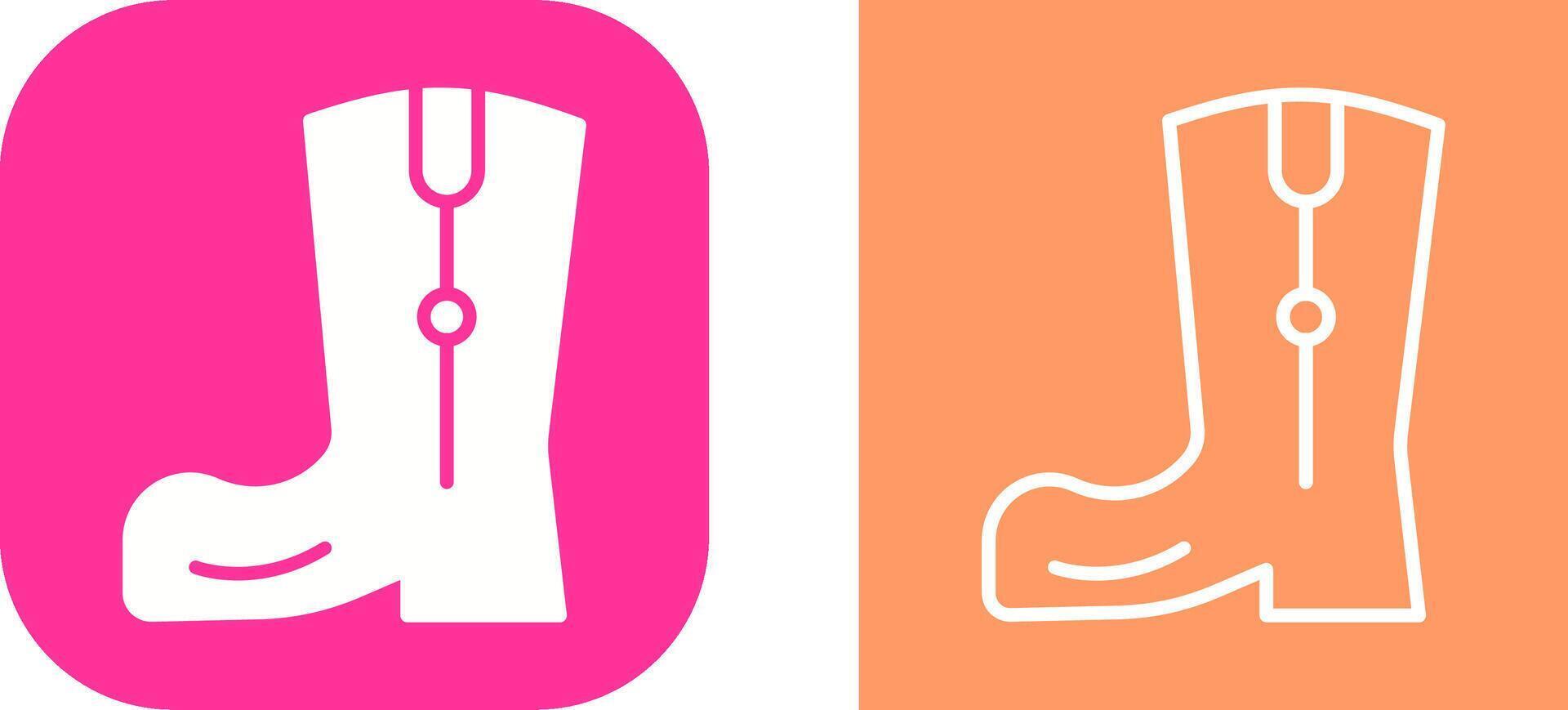 Cowboy Boot Vector Icon