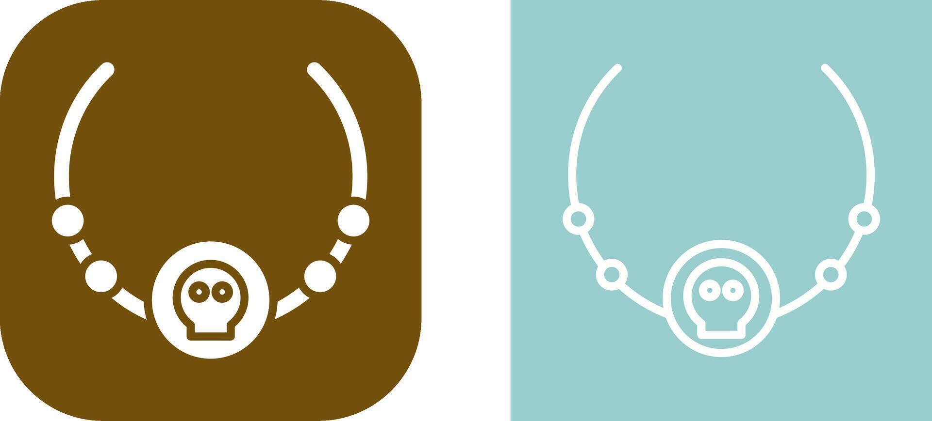 Pirate Necklace Vector Icon