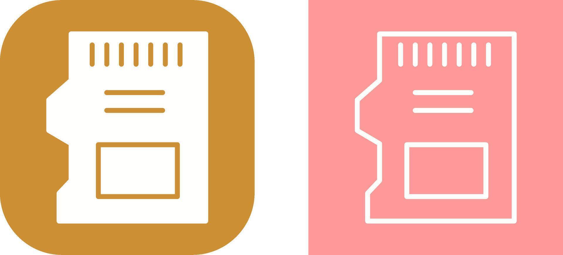 SD Card Vector Icon