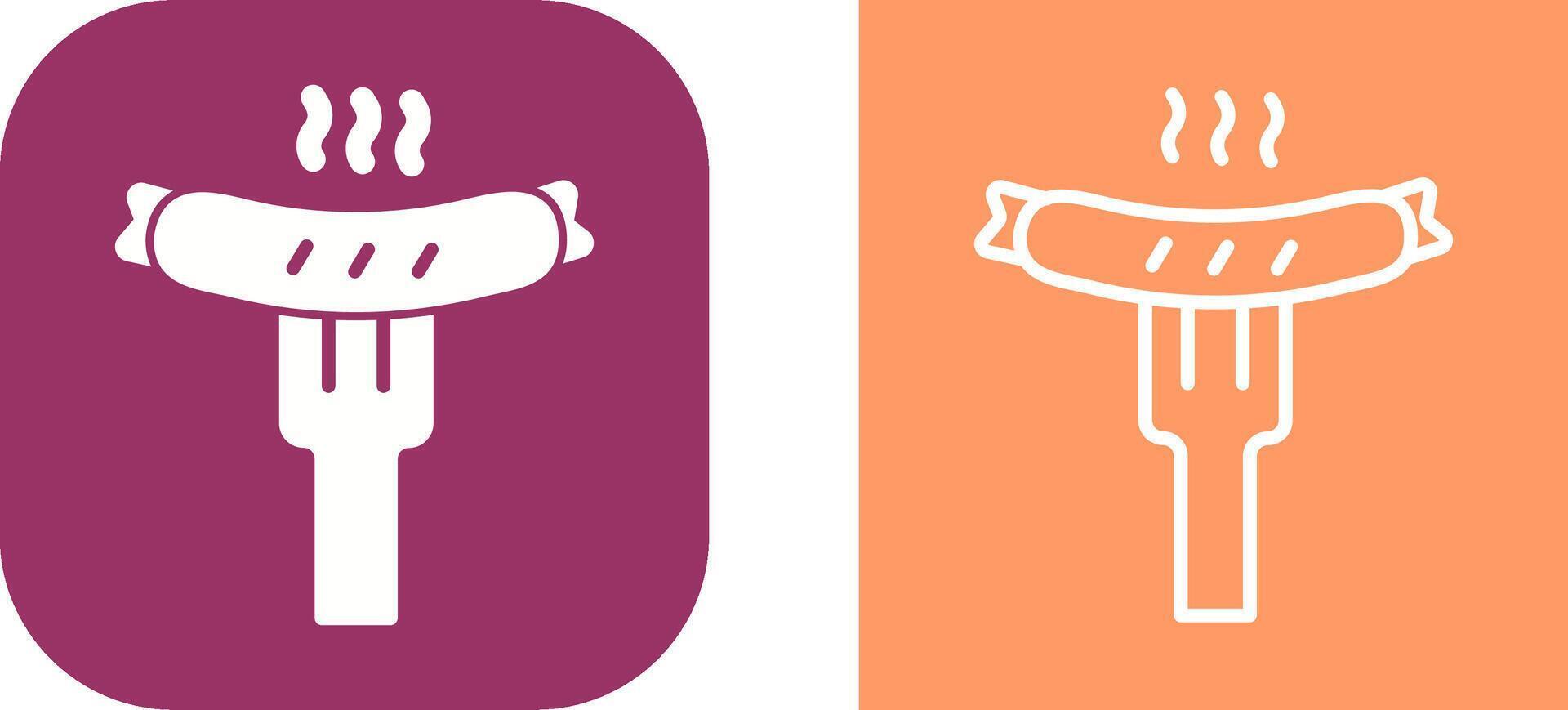 Sausage Vector Icon