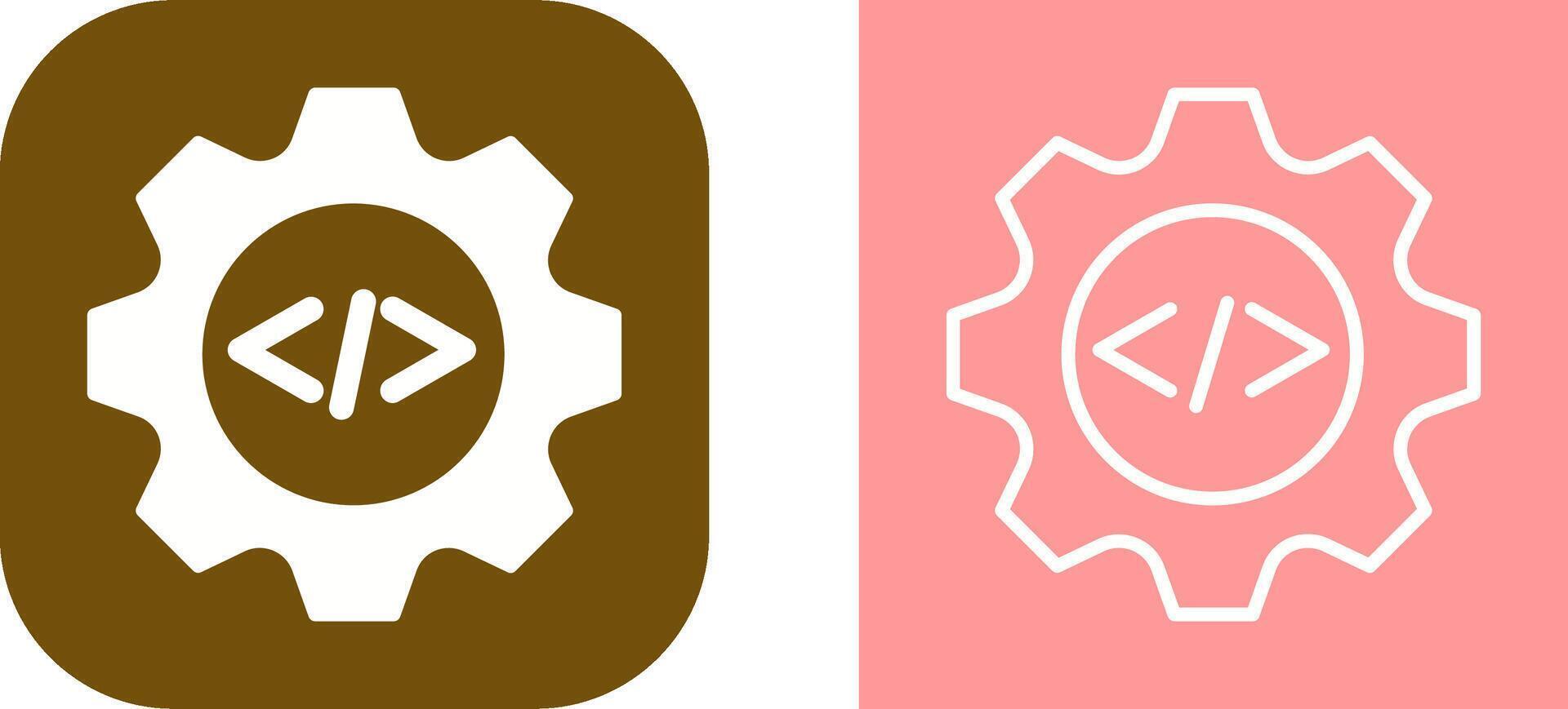 Coding Gear Vector Icon