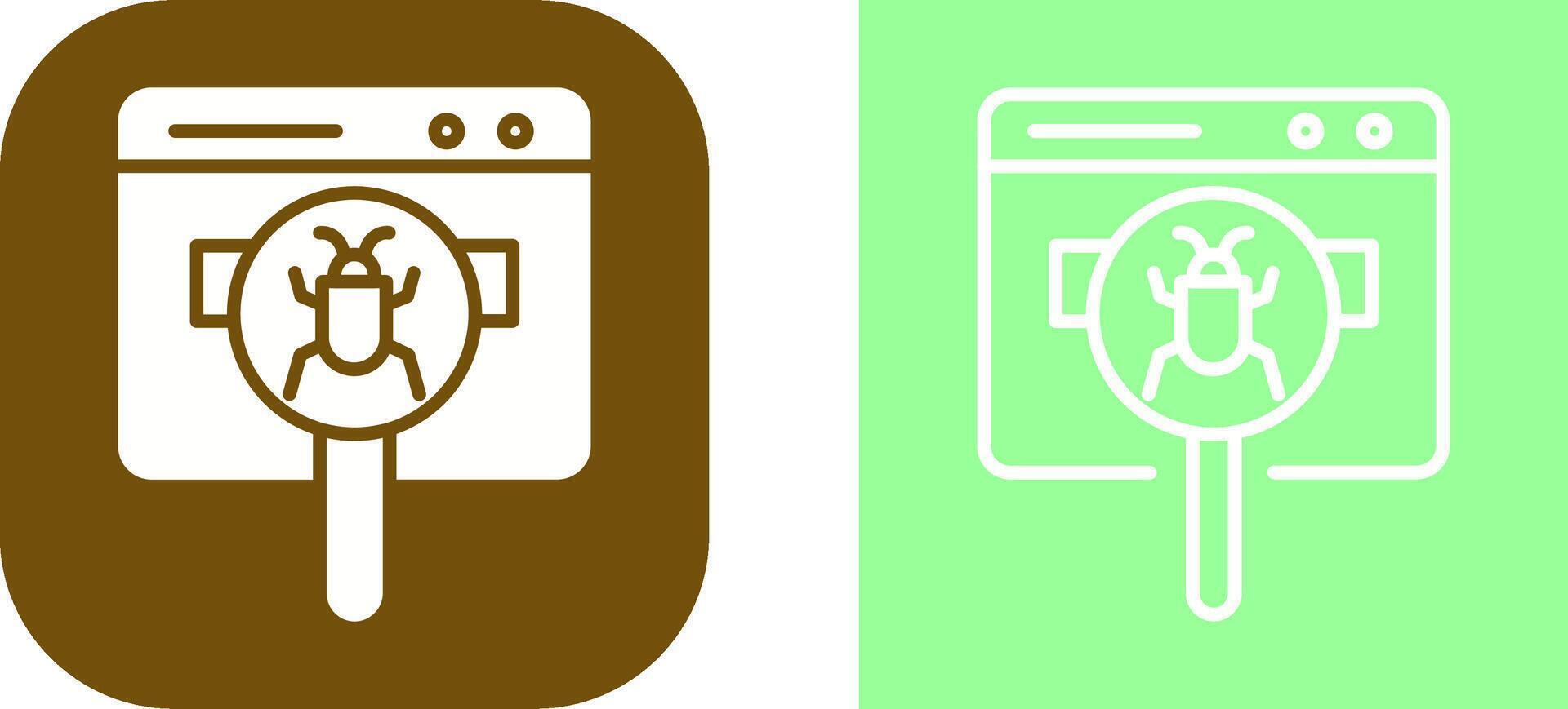 Web Bug Vector Icon