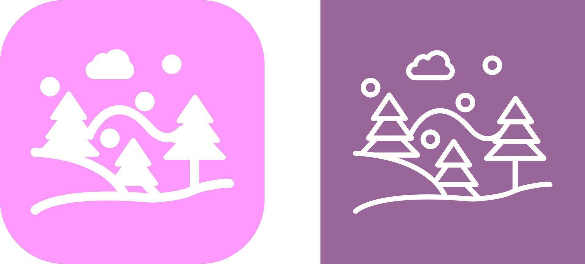 Snow Fall Vector Icon