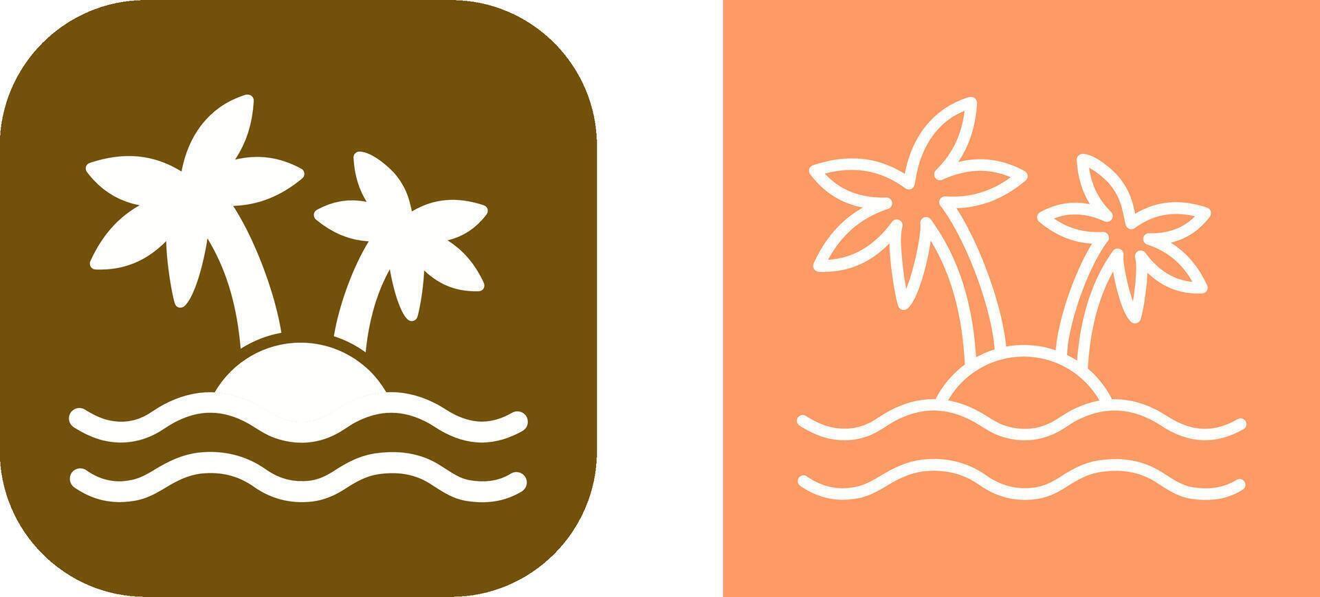 Island Vector Icon