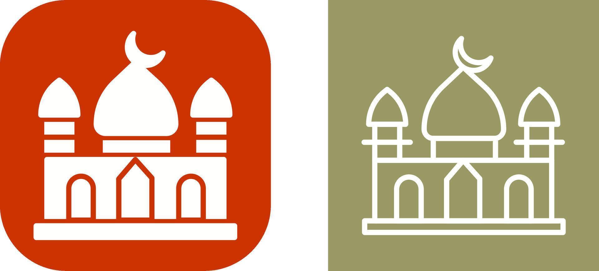 icono de vector de mezquita