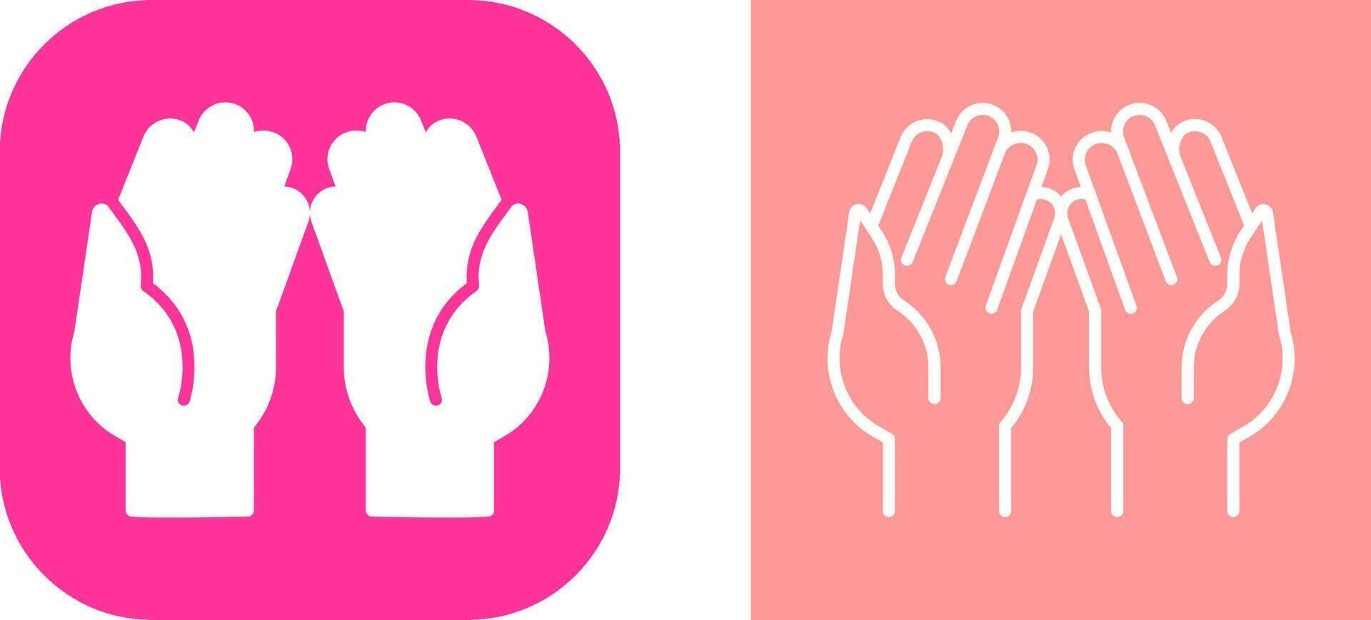 Praying Hands Vector Icon