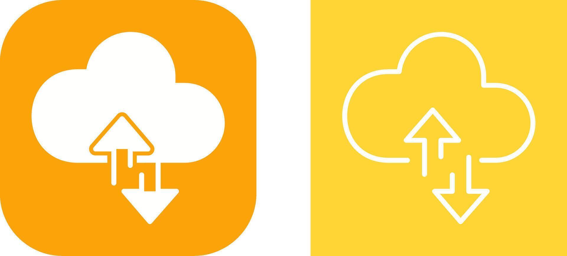 Cloud Computing Vector Icon