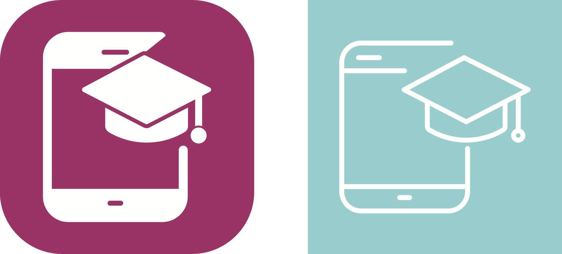 Digital Learning Vector Icon