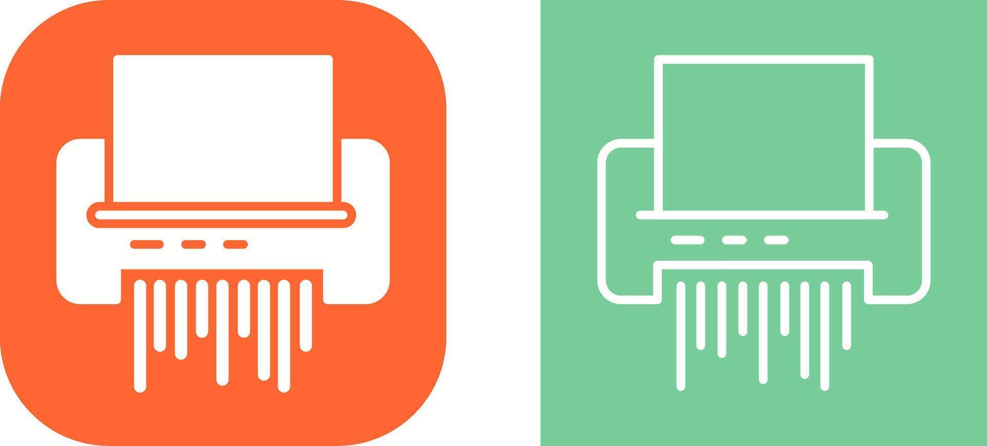 Paper Shredder Vector Icon