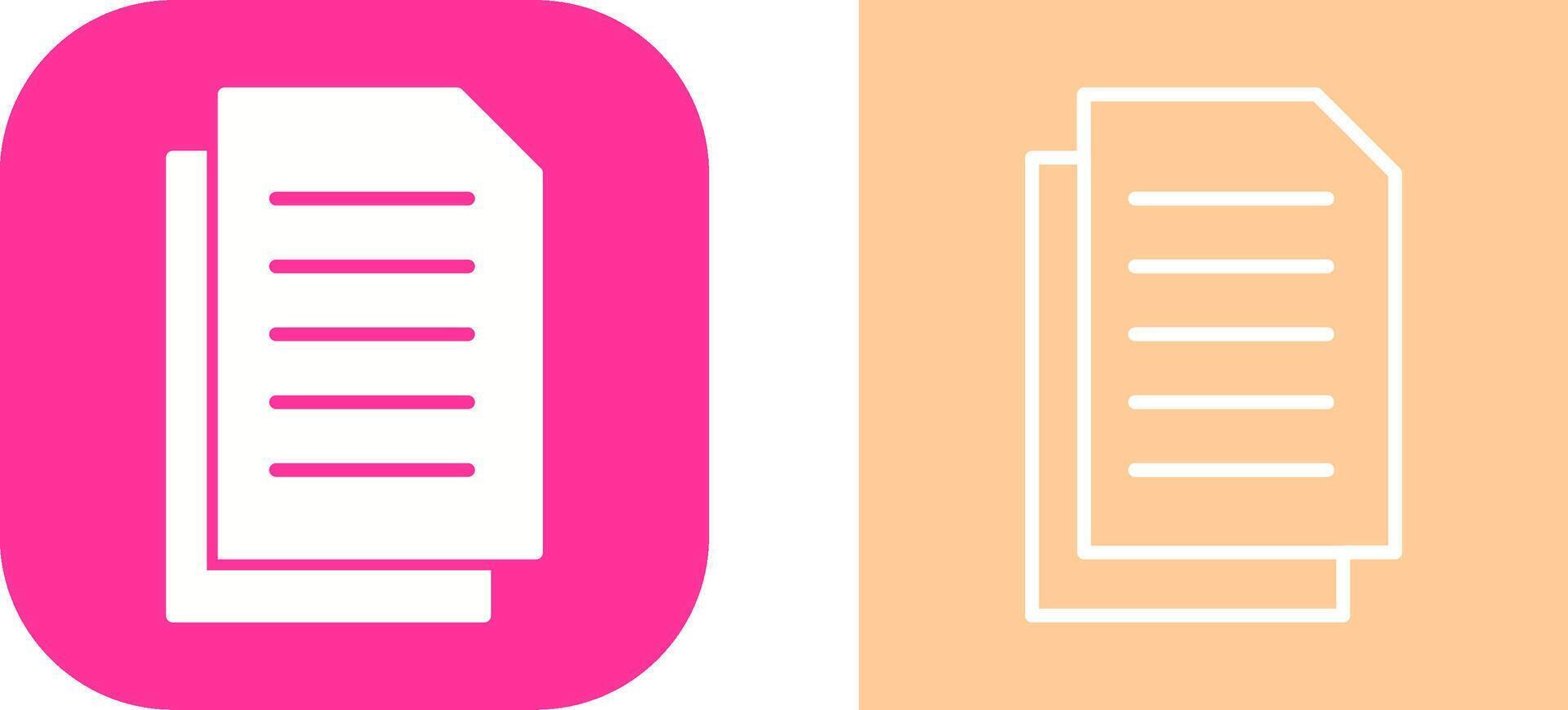 Document Vector Icon