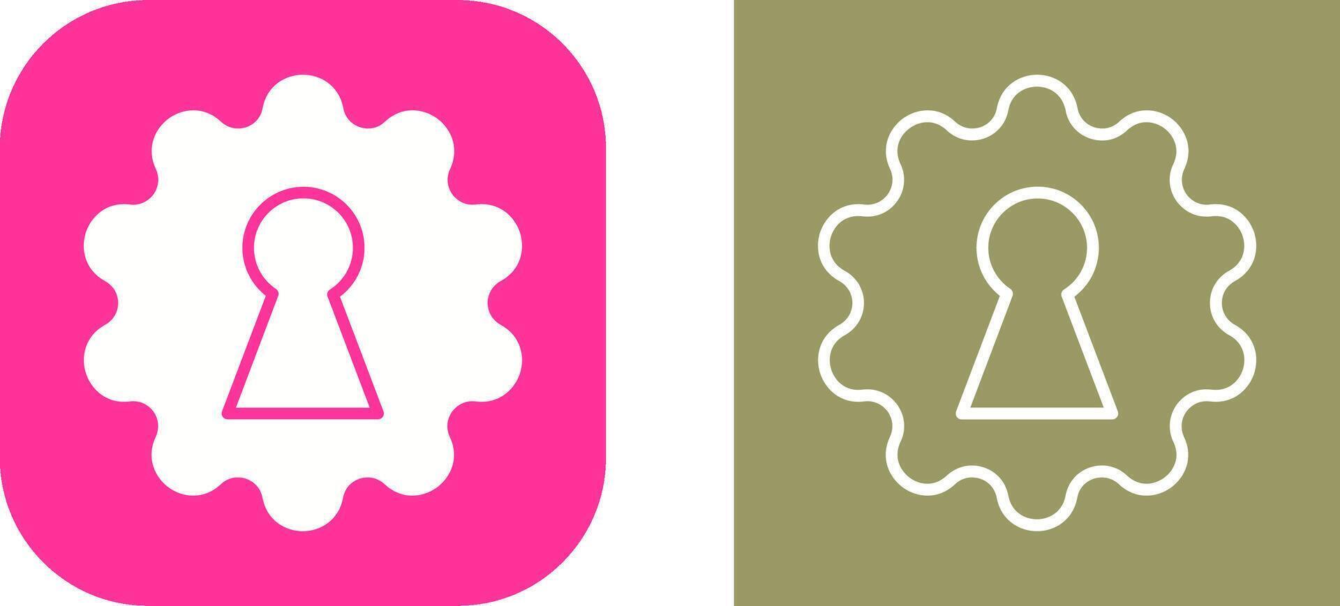 Key Hole Vector Icon