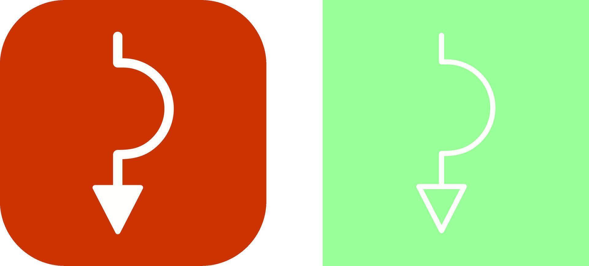 Arrow down Vector Icon