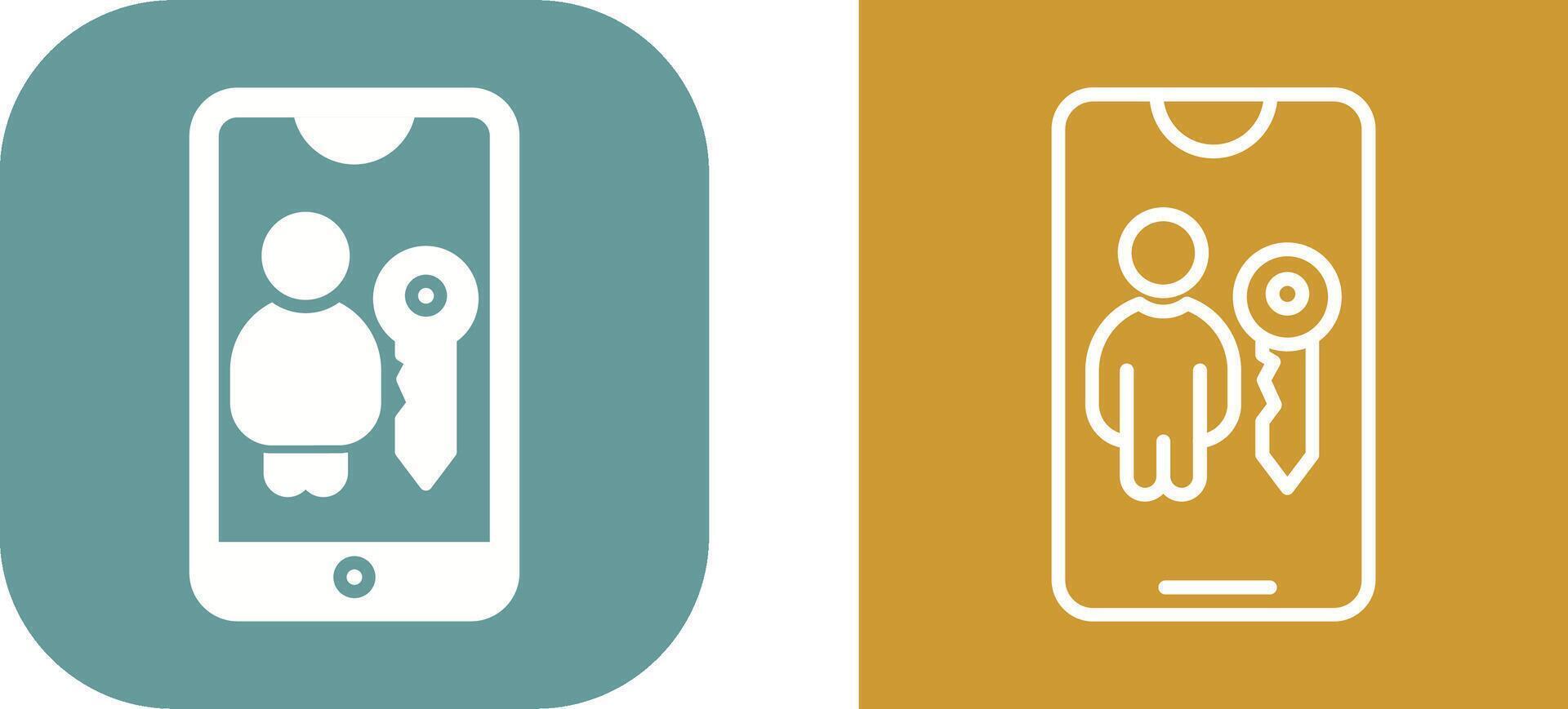 User Authentication Vector Icon