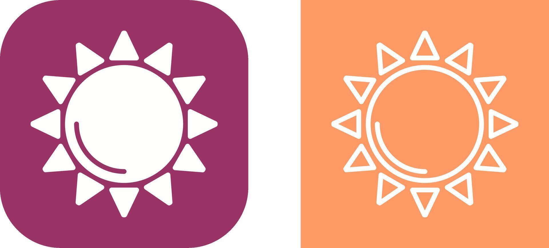 Sun Vector Icon