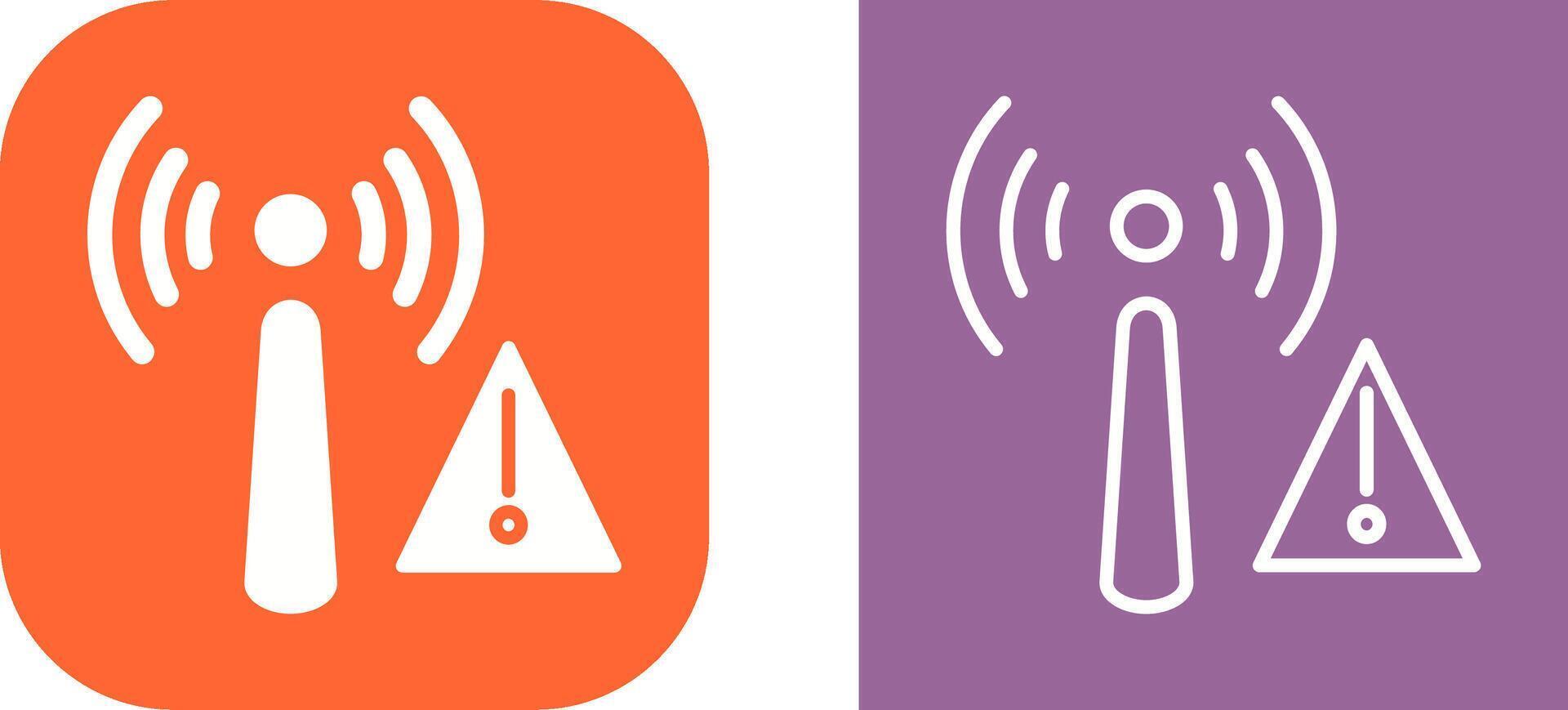 Non Ionizing Radiation Vector Icon