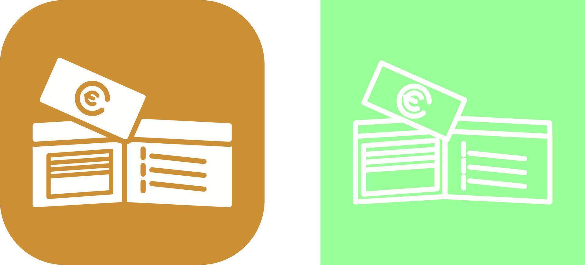 Money in Wallet Vector Icon