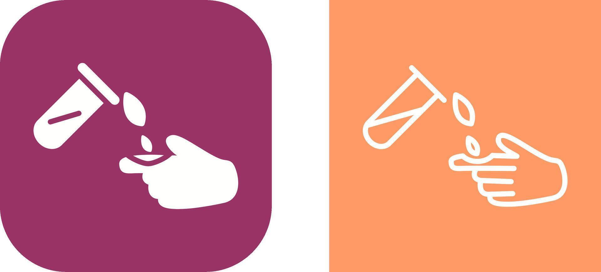 Corrosive Hazard Vector Icon