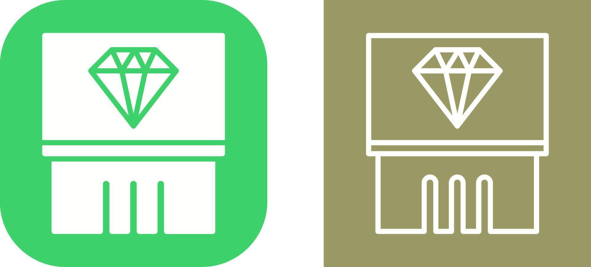 Diamond Exhibit Vector Icon