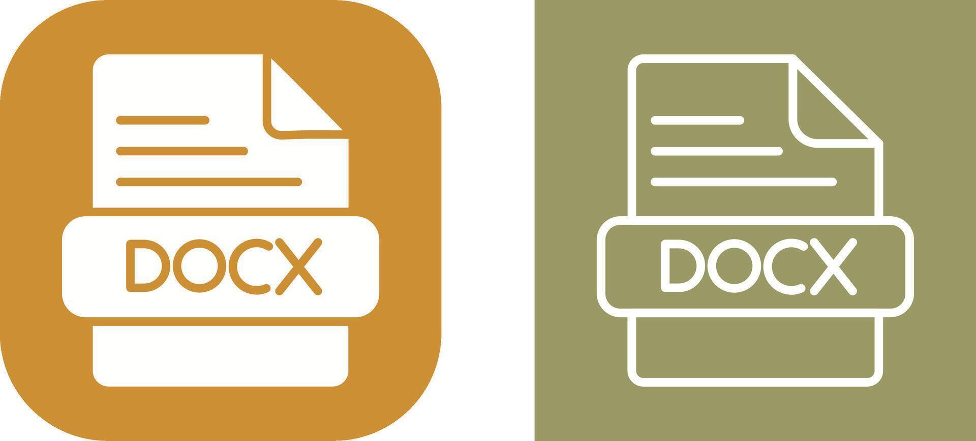 icono de vector docx