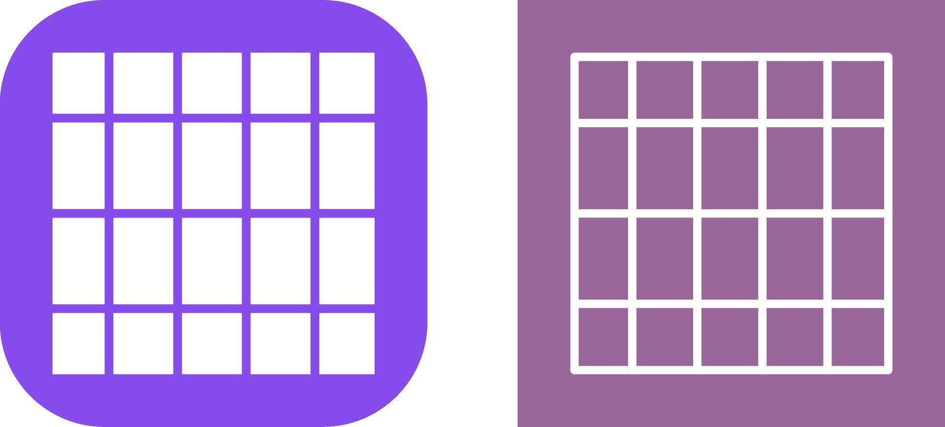 Table of Rates Vector Icon
