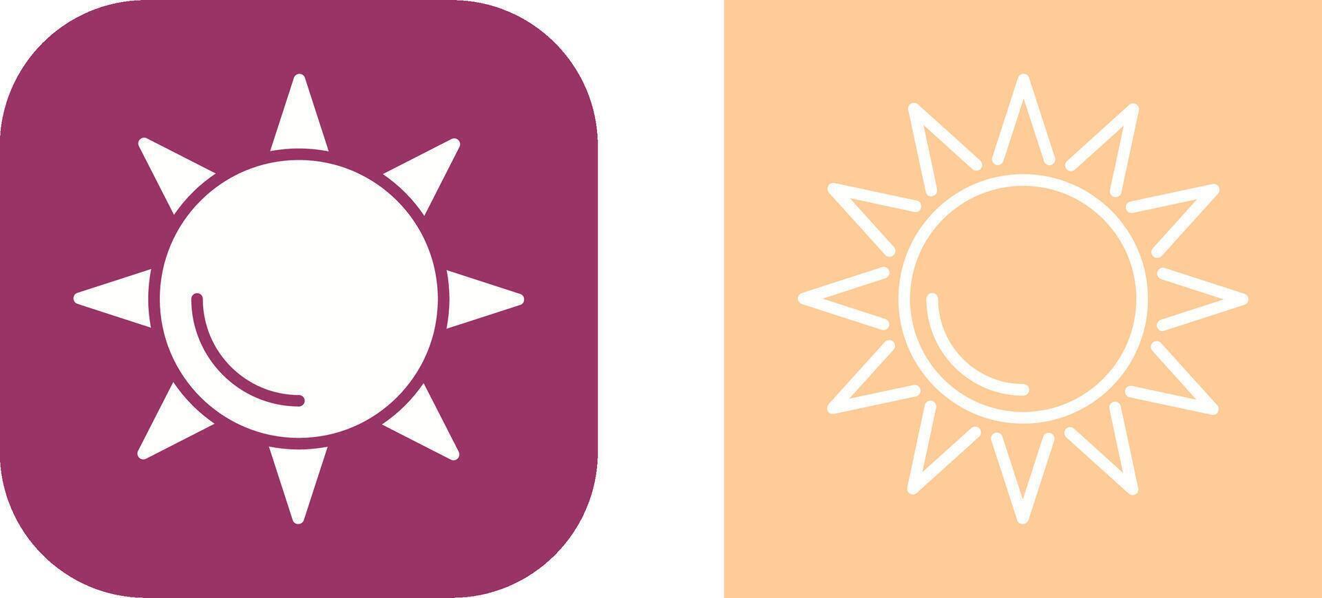 Sun I Vector Icon