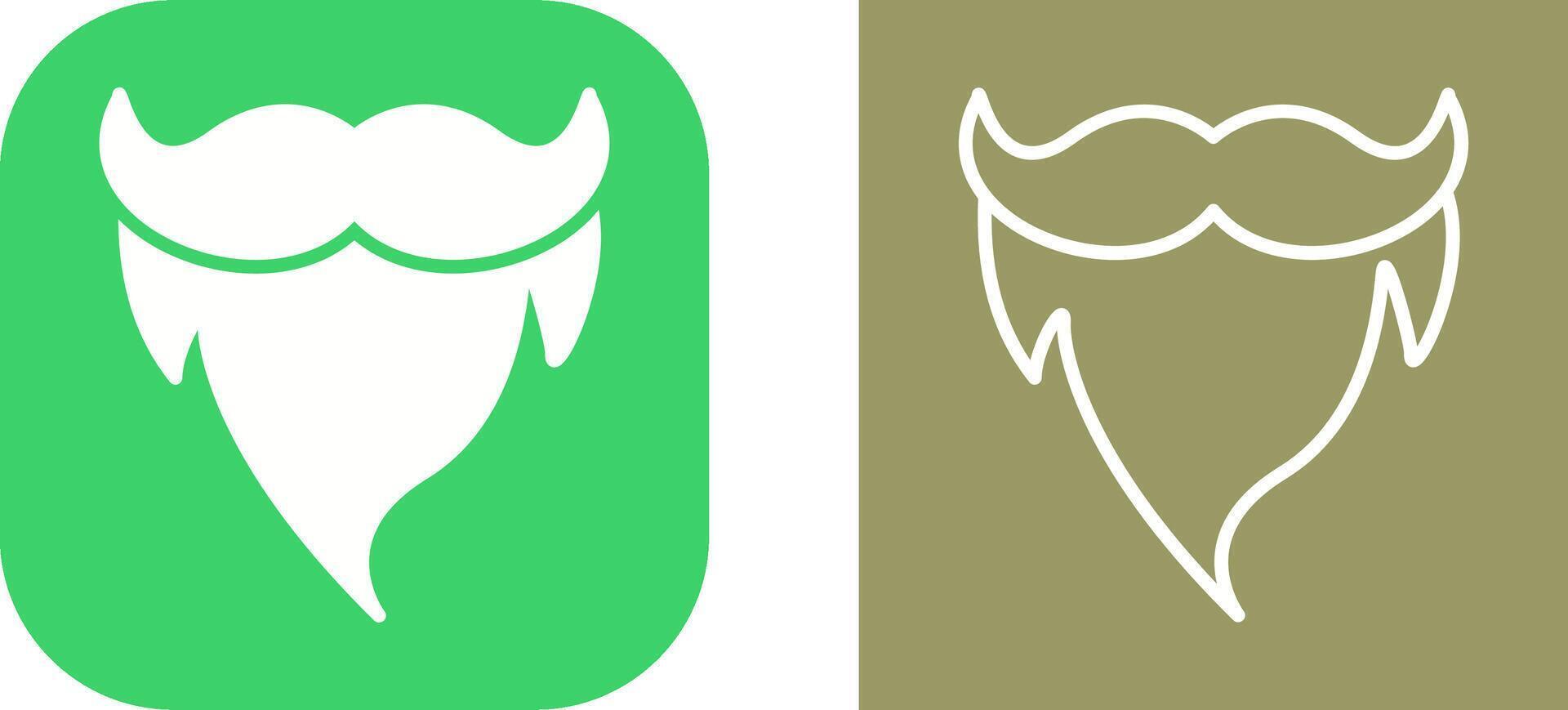 Beard and Moustache II Vector Icon