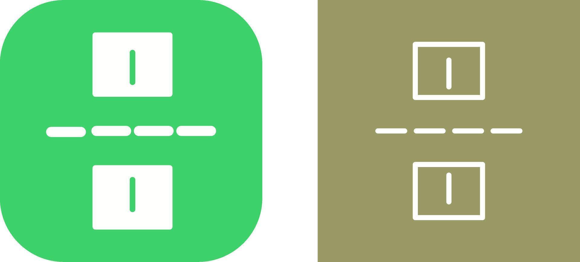 Linked Road Vector Icon