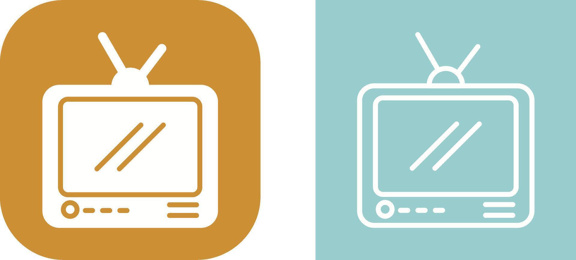 Television Broadcast Vector Icon