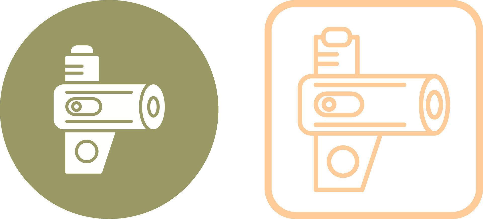 Portable Forced Air Heat Vector Icon