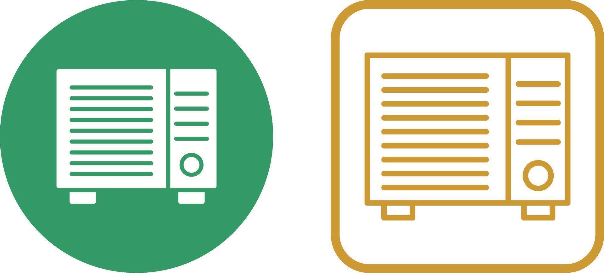 AC Window Unit Vector Icon