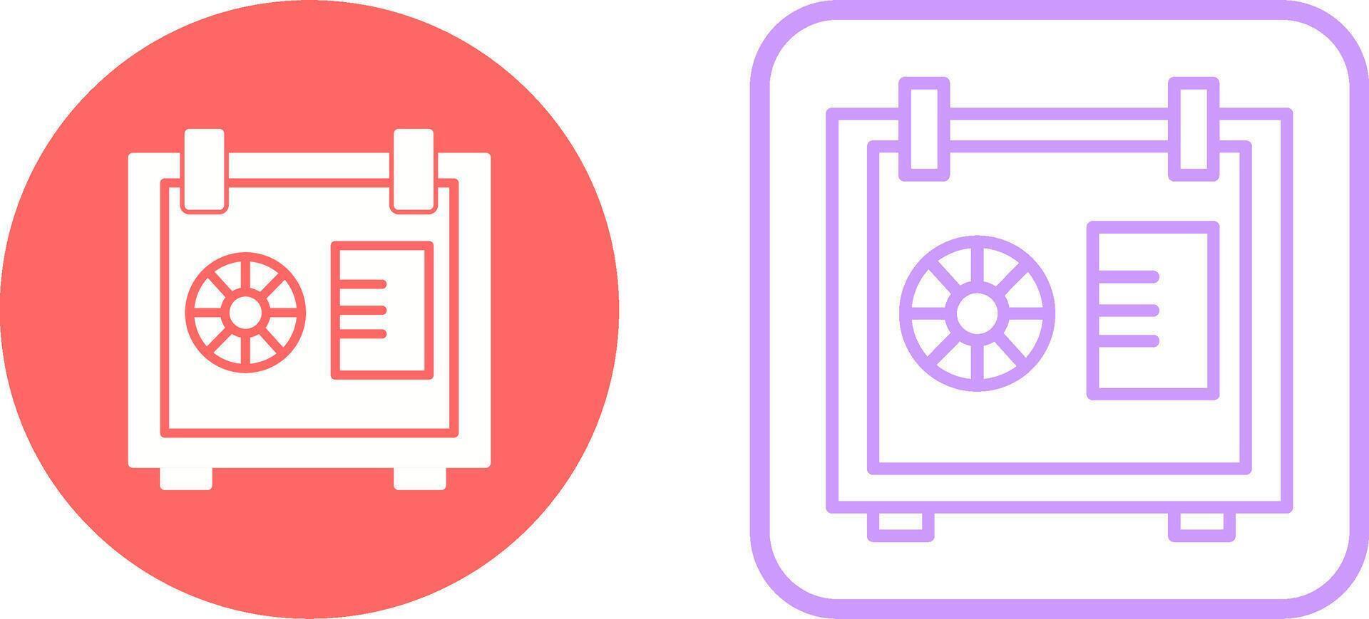 Safe Box Vector Icon