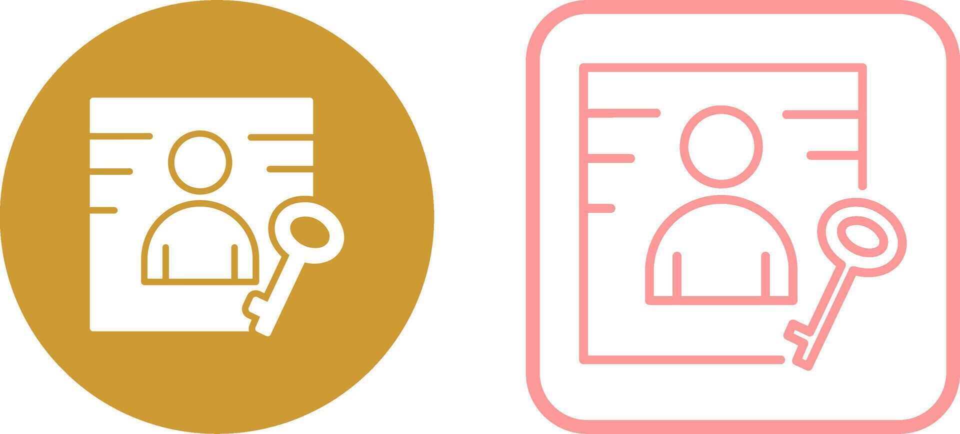 Business Key Vector Icon