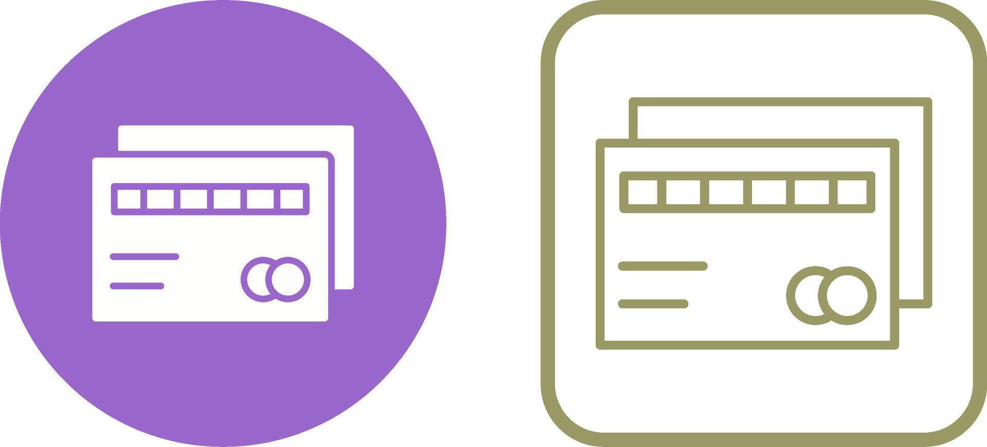 ATM Card Vector Icon