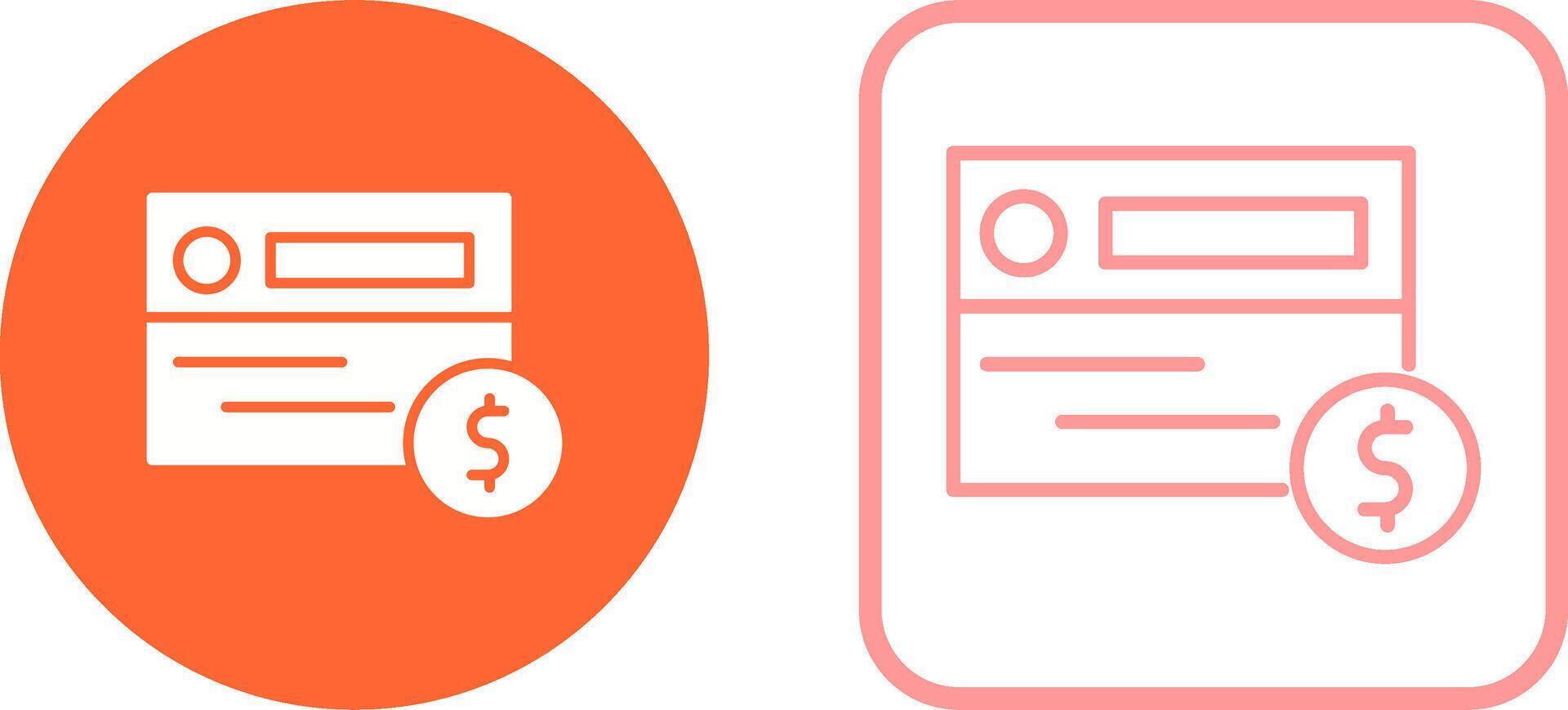 Card Payment Vector Icon