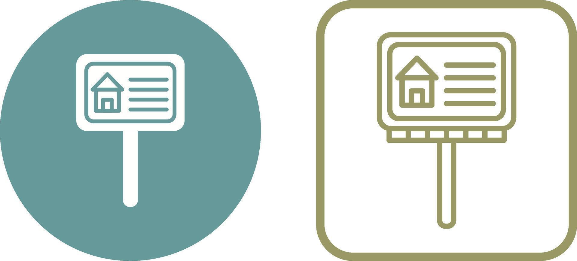 Billboard Vector Icon