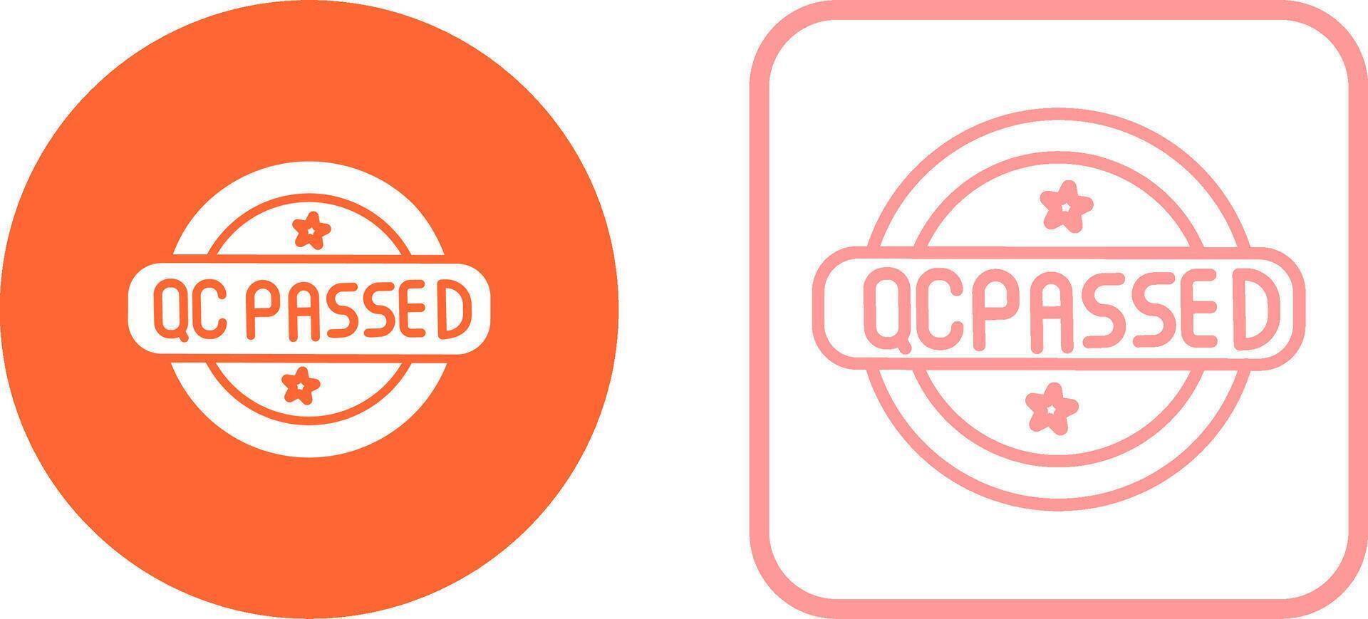 QC Passed Vector Icon