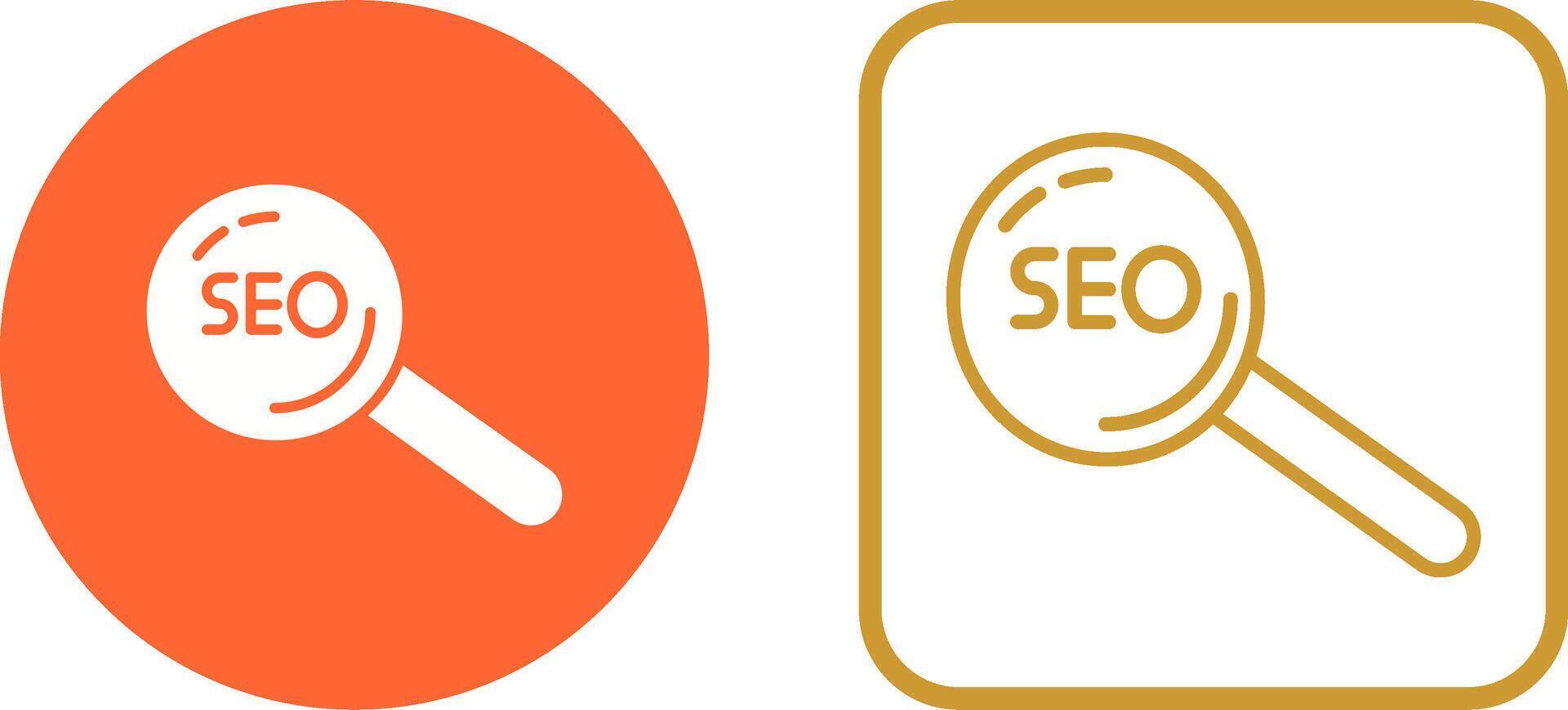 icono de vector de seo