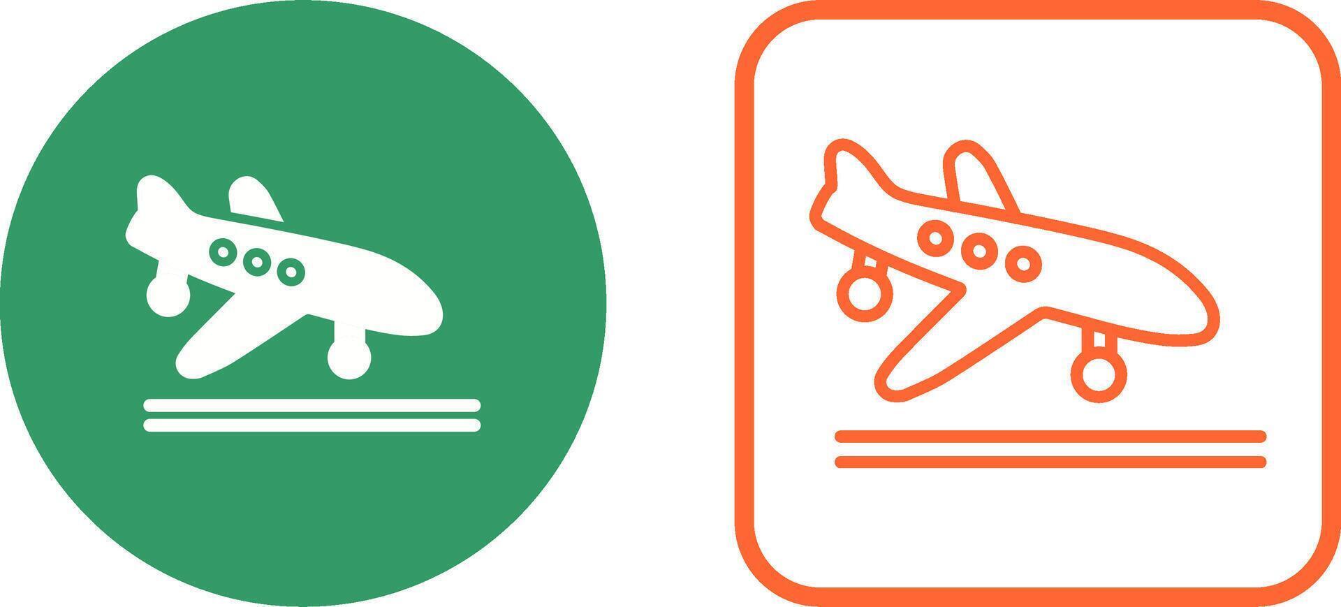 Flight Landing Vector Icon