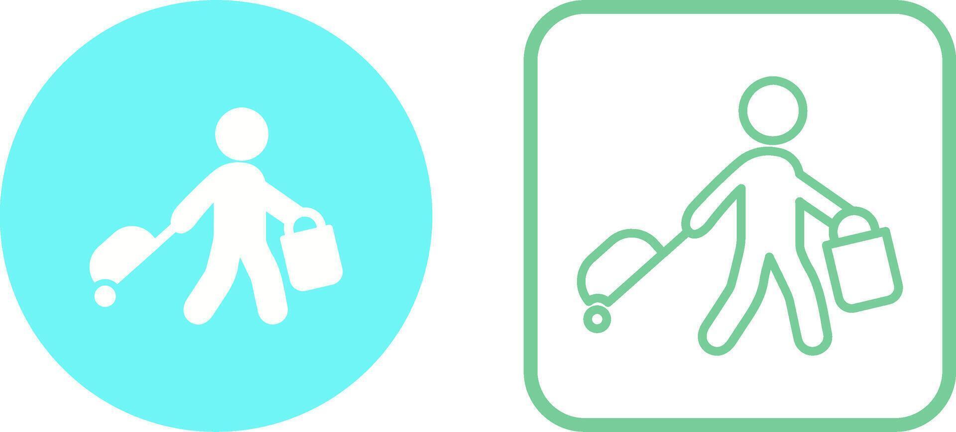 Carrying Bag Vector Icon