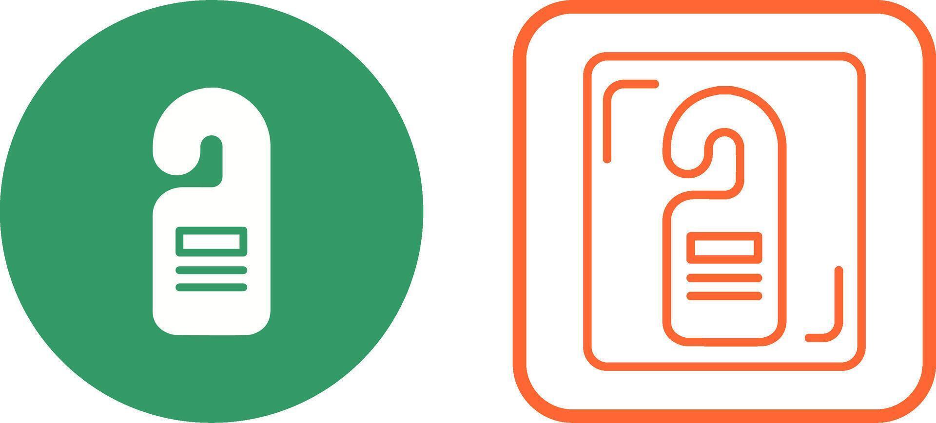 Door Hanger Vector Icon