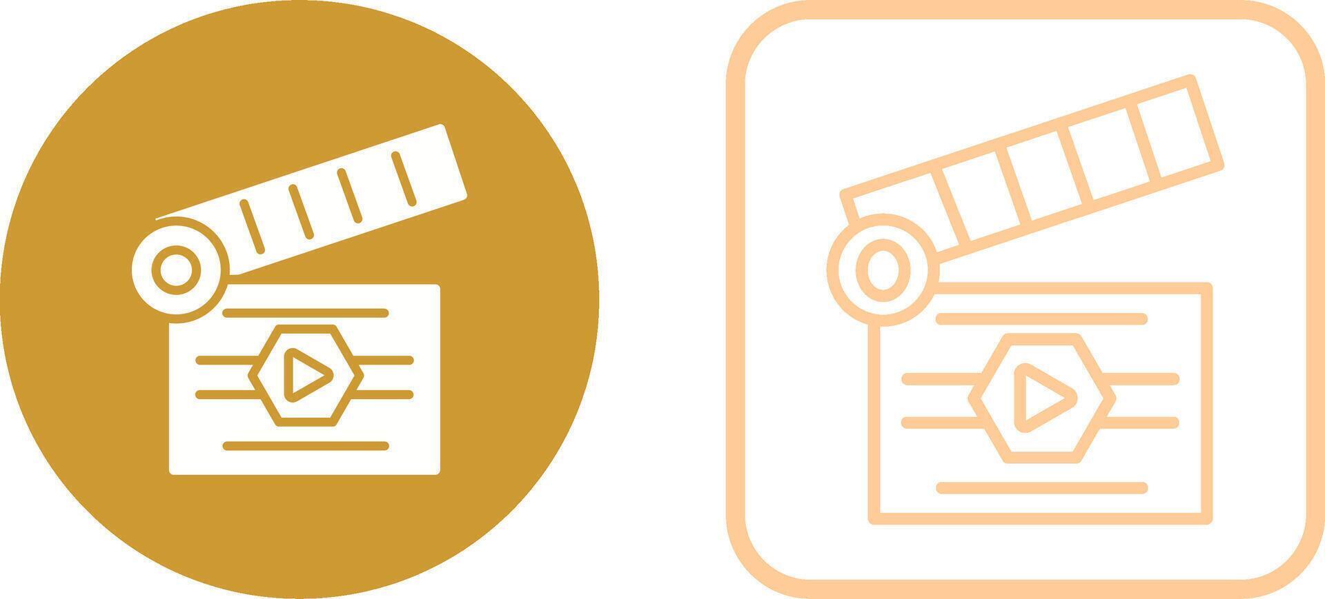 Clapper Vector Icon