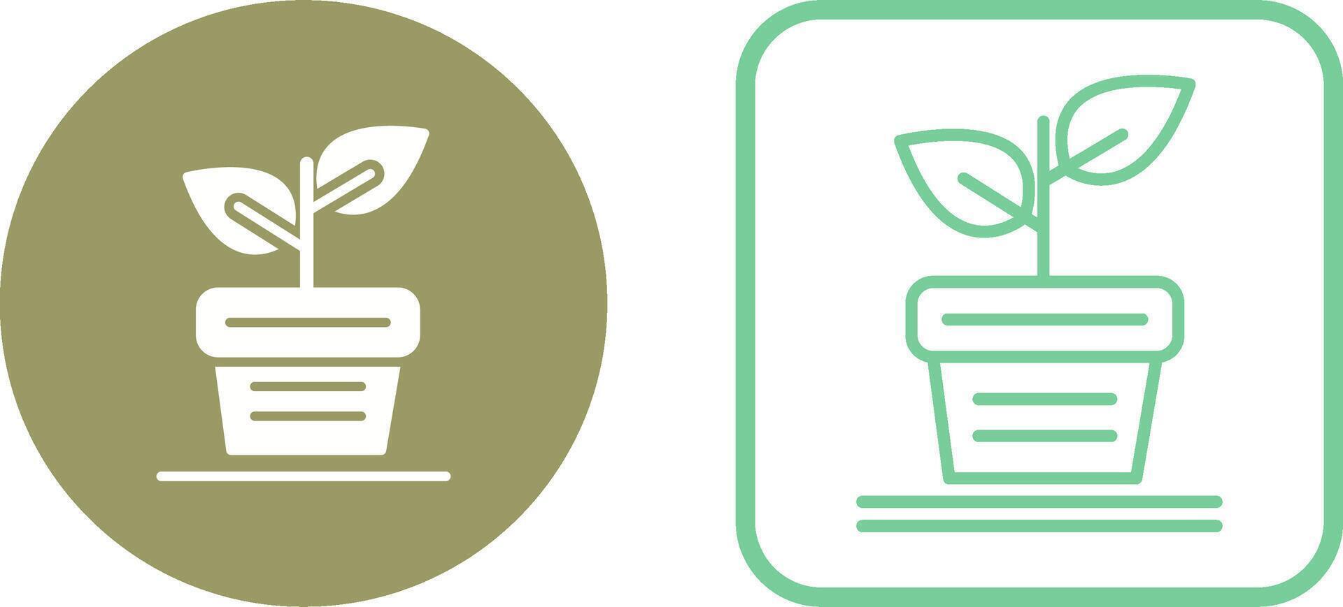 Plant Pot Vector Icon