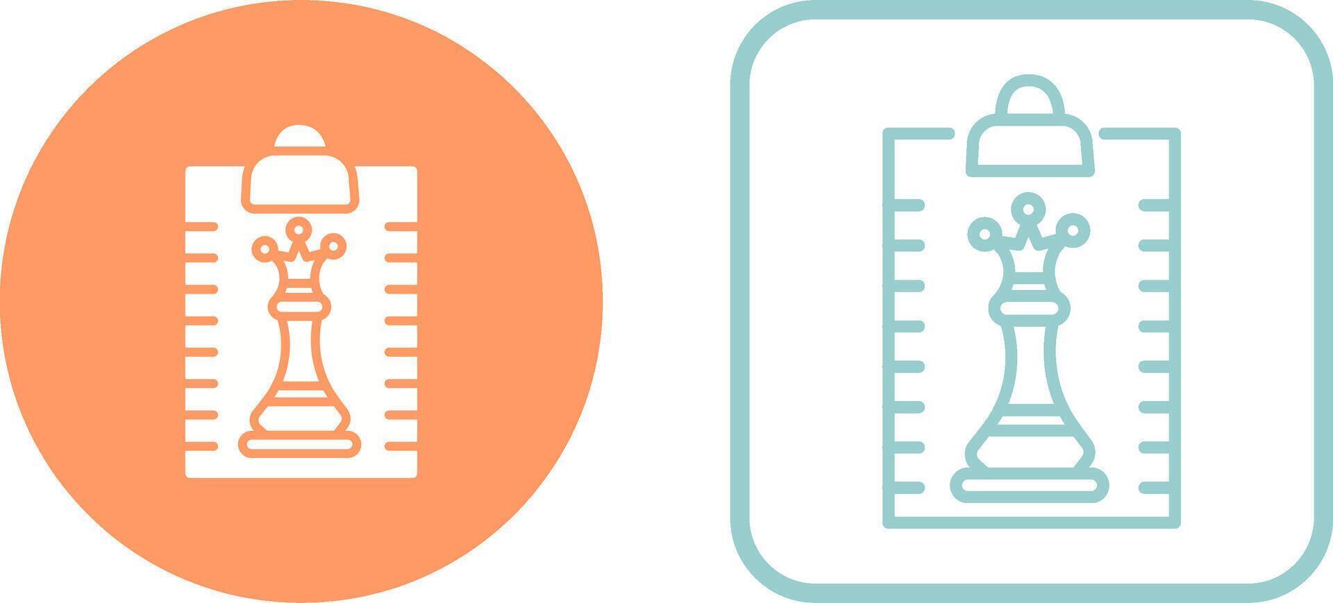 Clipboard Chess Vector Icon