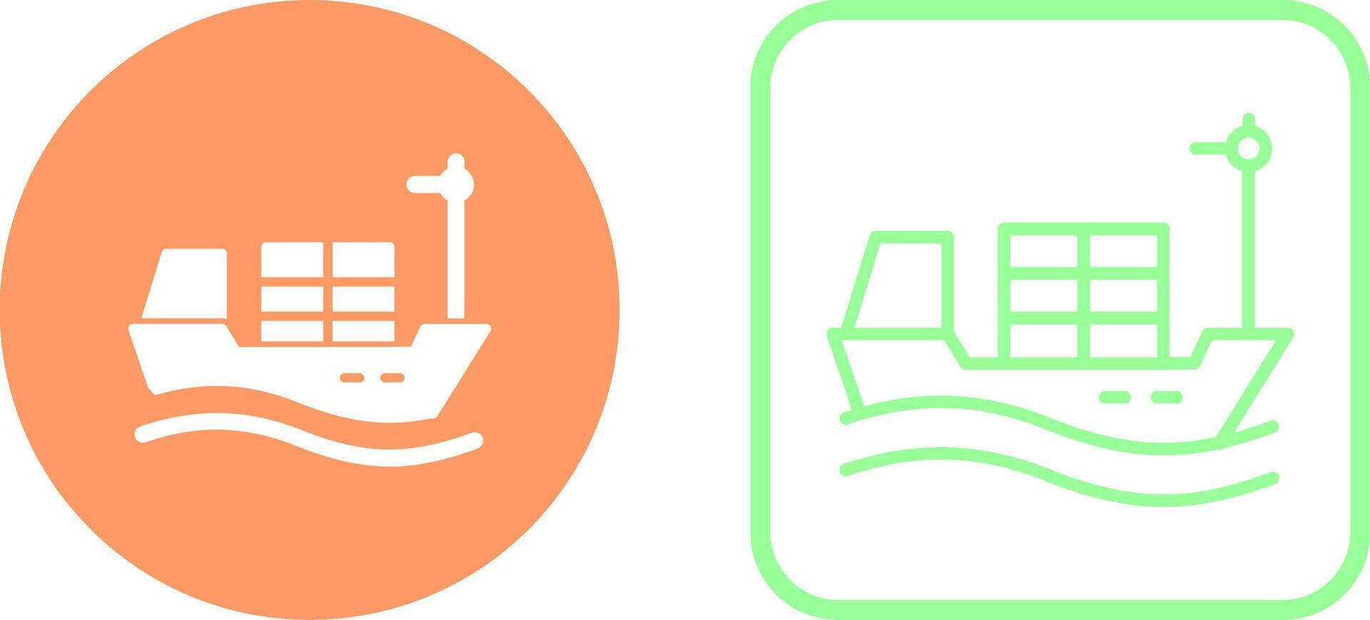 Cargo Ship I Vector Icon