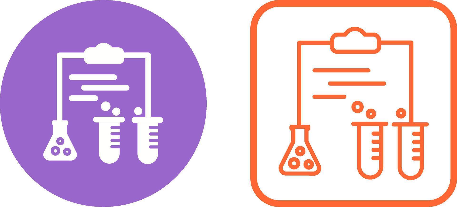 icono de vector de experimento