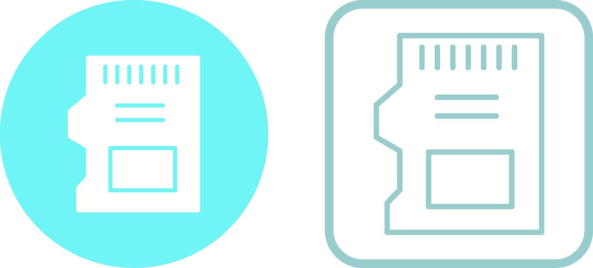 SD Card Vector Icon