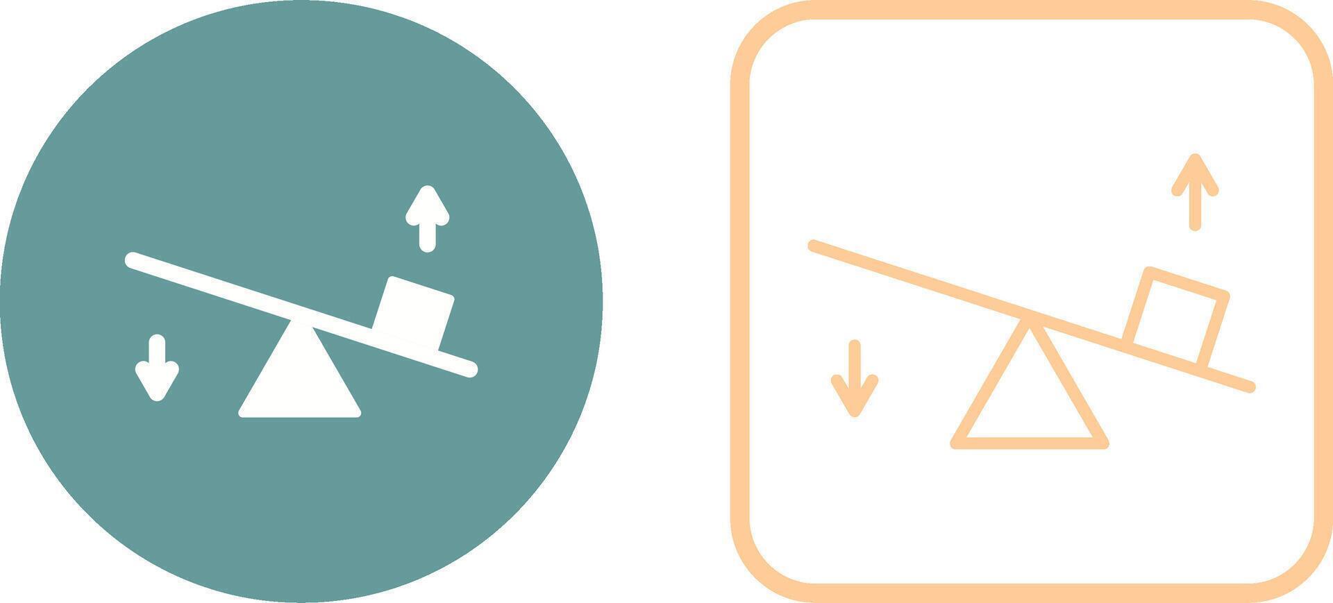 Seesaw Vector Icon