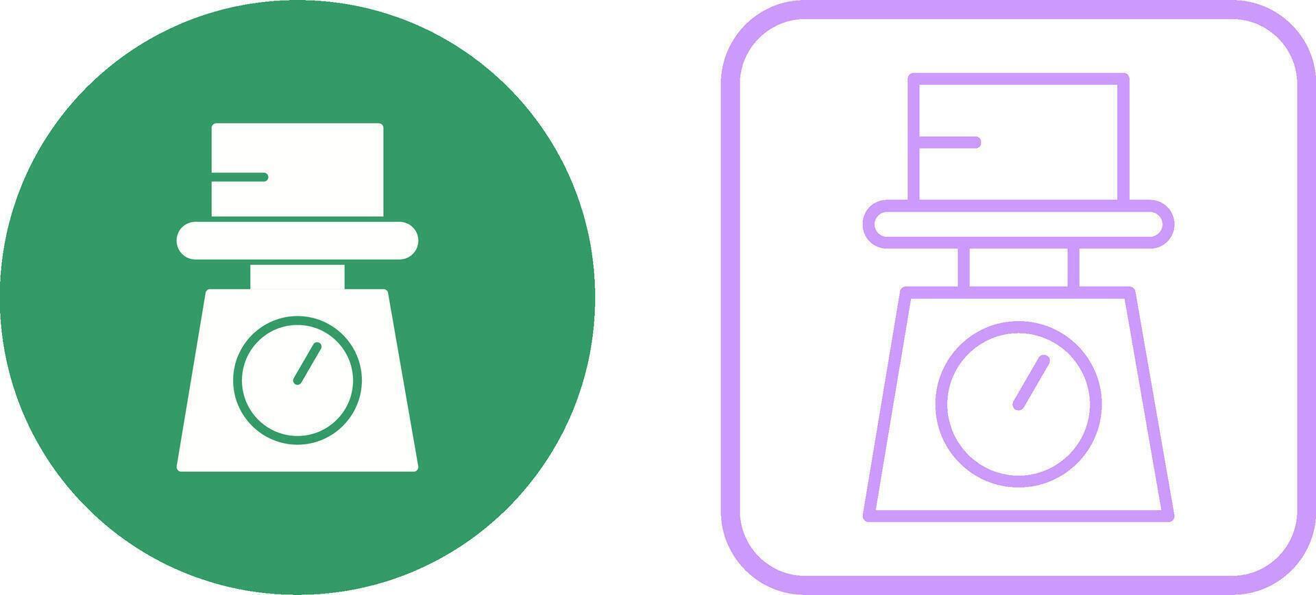 Weight Scale Vector Icon