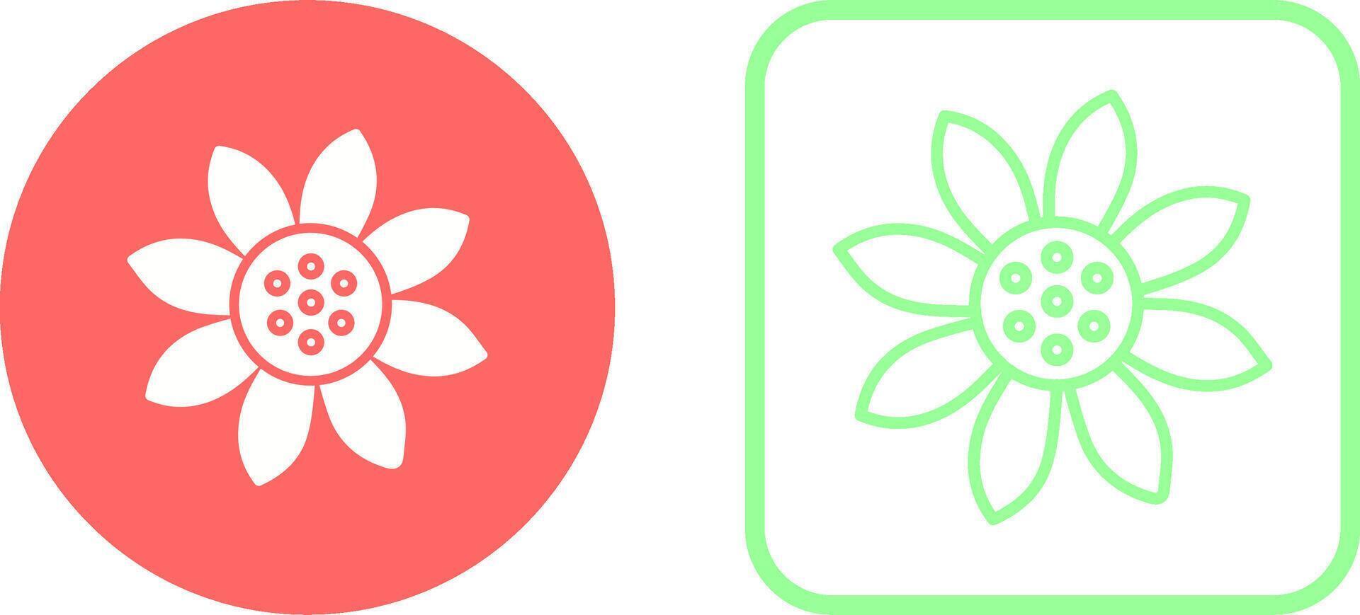 Sunflower Vector Icon