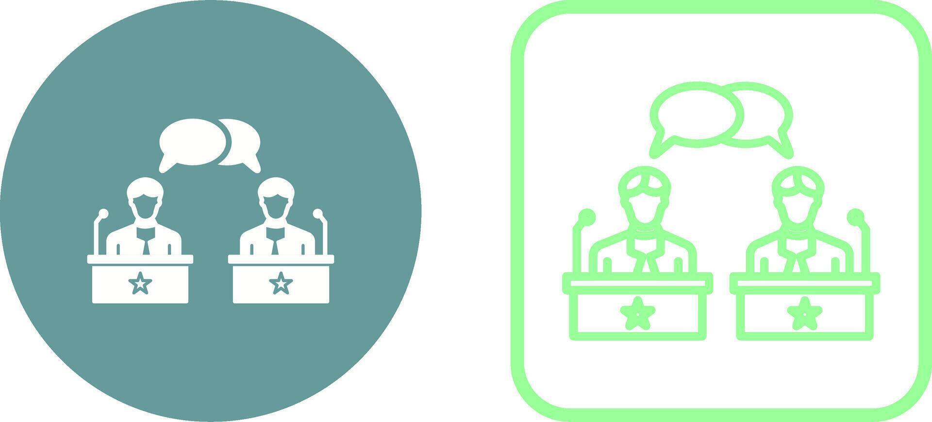 Debate Vector Icon